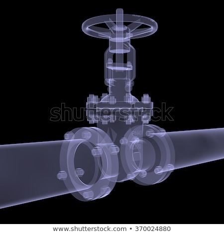 Foto stock: Xray Of Water Pipe