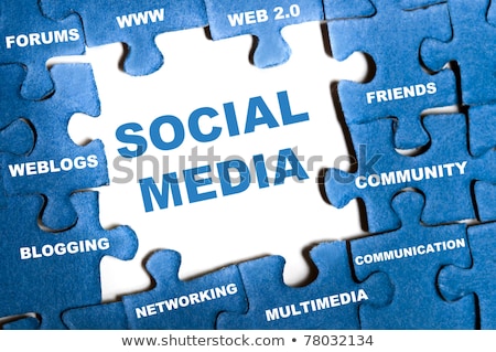 [[stock_photo]]: Puzzle With Word Social Media