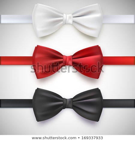 Stock fotó: Red Bow Tie Isolated Fashion Accessory At Ceremony And Official