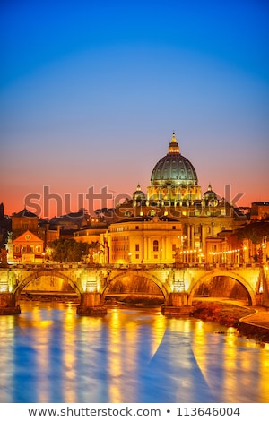 Foto stock: Rome At Twilight Italy