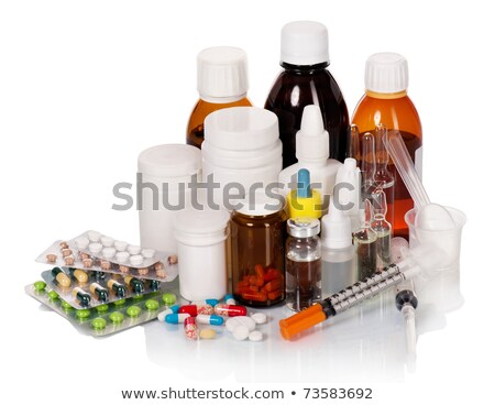 Сток-фото: Packs Of Different Pills And Medicine