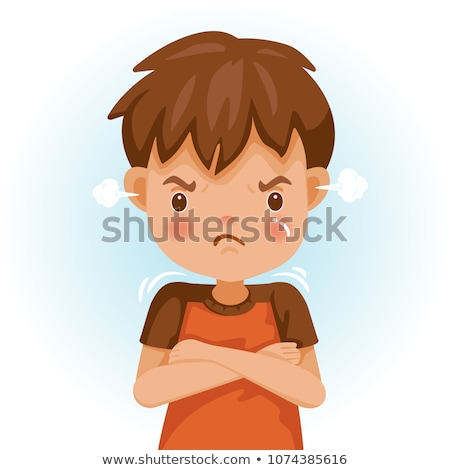 Stock foto: Teen Female Conflict Of Young People Fight Violence Vector Isolated Illustration