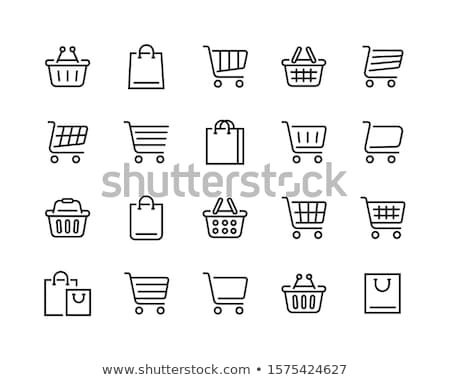 Stockfoto: Shopping Basket Icon