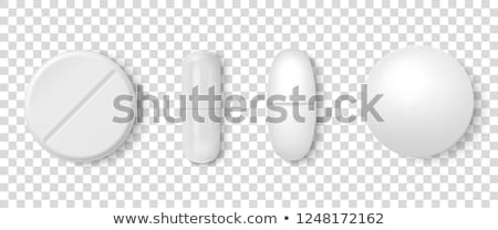Foto stock: Set Capsules On White Background Isolated 3d Illustration
