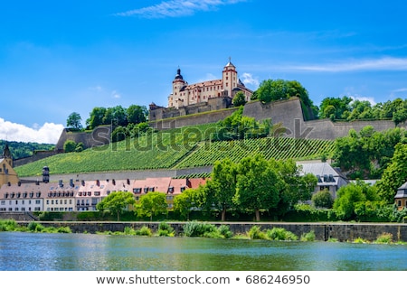 Stockfoto: View Of Marienberg Fortress Wurzburg Germany