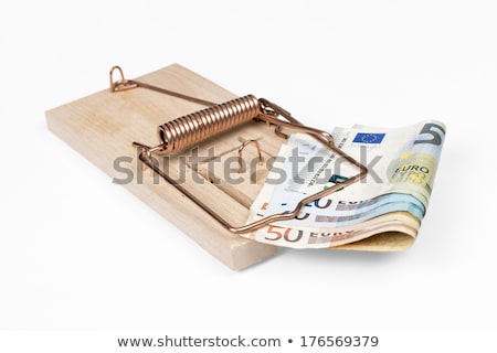 Stockfoto: Risky Trap With Euro Money