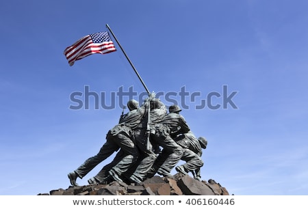 Stok fotoğraf: Iwo Jima Memorial Statue
