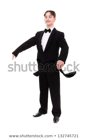 Zdjęcia stock: Ballroom Dancer Dressed In A Tailcoat