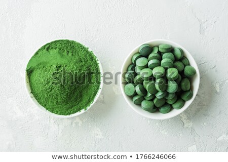 Stock fotó: Chlorella And Spirulina