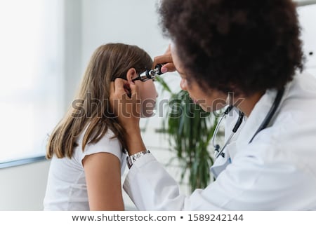 Stock photo: Ear Doctor Examines A Child