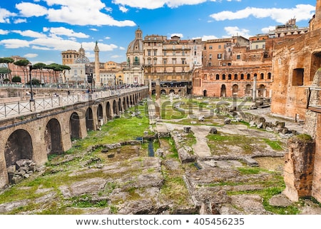 Stok fotoğraf: Trajans Market Mercati Traianei In Rome Italy