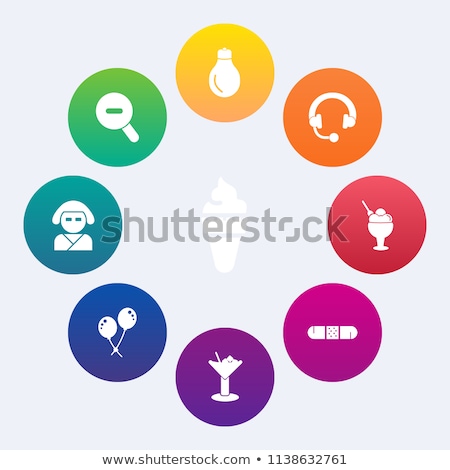 Stock photo: Set Of Beautiful Minimal Vector Graphic Icons Of Music Equipment