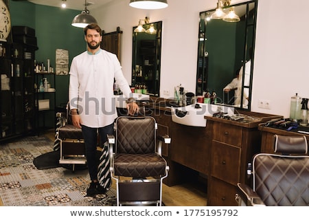 Stock fotó: Confident Hairdresser Smiling At Camera