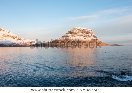 Stok fotoğraf: Mount Kirkjufell After Sunset