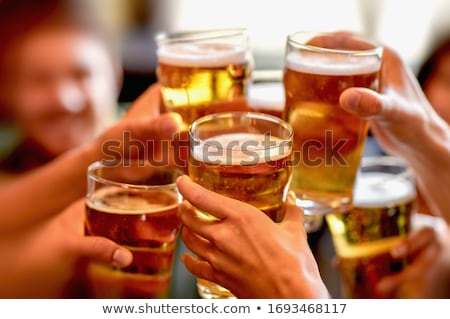 Stock foto: Pint On The Bar