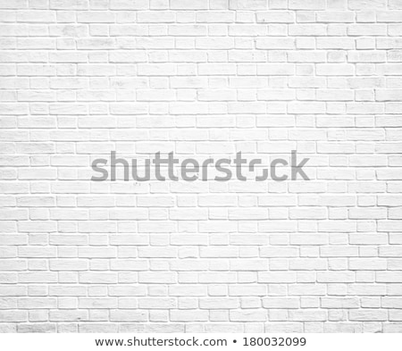 Сток-фото: Old Weathered White Brick Wall Texture