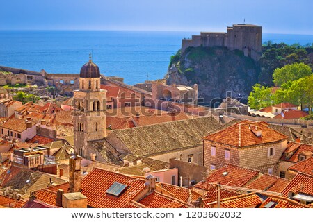 Foto d'archivio: Histroic Dubrovnik Old Town View From City Walls