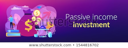 ストックフォト: Passive Income Concept Banner Header