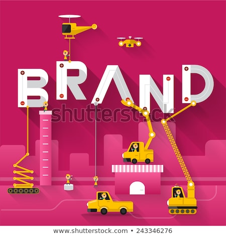 [[stock_photo]]: Brand Start Up Businessman Building Brand Word