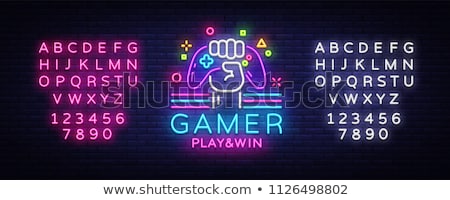 Сток-фото: Video Game Console Controller Logo Icon Sign
