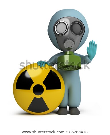 Zdjęcia stock: 3d Small People - Radiation