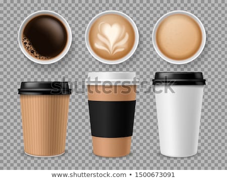 Foto stock: Cappuccino To Go