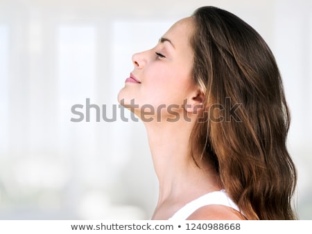 Stock foto: Side View Of Woman