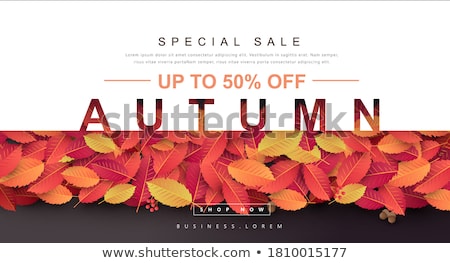 Stock fotó: Autumn Sales