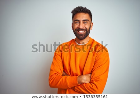 Stok fotoğraf: Prison Inmate Isolated On The White Background