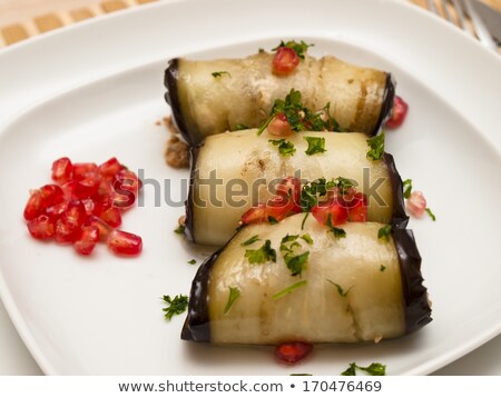 Stok fotoğraf: Olive Oil And Pomegranates