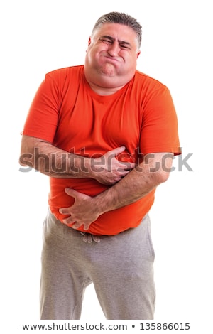 [[stock_photo]]: Caucasian White Man Suffering From Constipation