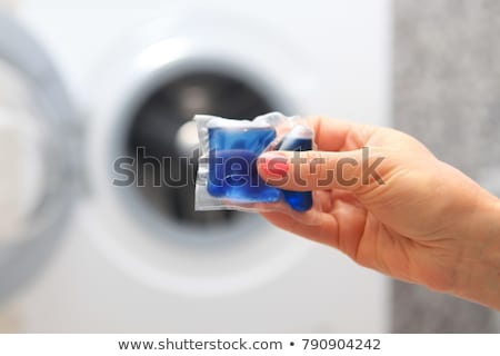 Stok fotoğraf: Blue Gel For Washing Mashine