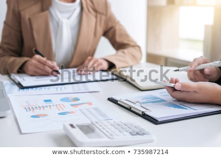 Stok fotoğraf: Co Working Conference Business Team Meeting Present Investor E