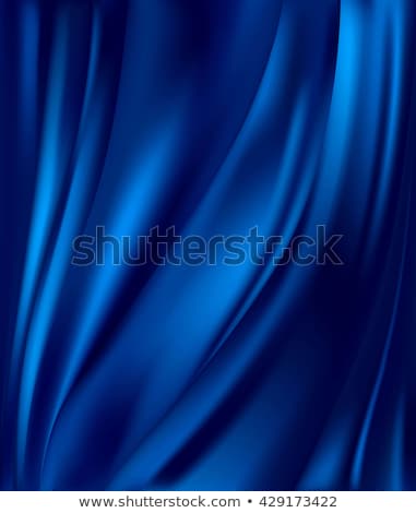 Stock photo: Blue Satin Background