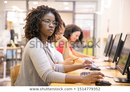 Foto stock: Adult Computer Class