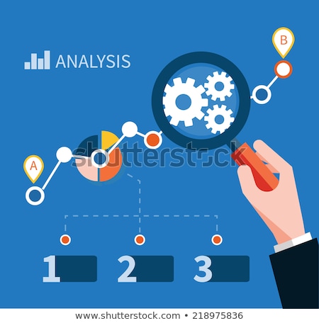 Stock foto: Magnifying Glass Focusing On Point