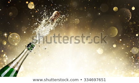 Stock photo: A Bottle Of Sparkling Champagne