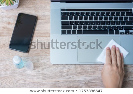 Stock photo: Smartphone And Clean White Paper