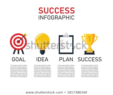 Foto stock: Flat Style Design Concepts For Business Analytics And Winning Strategy