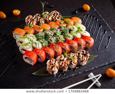 Сток-фото: Japanese Sushi Set