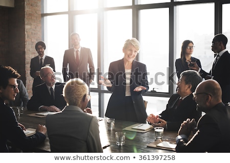 Zdjęcia stock: Business People Meeting To Analyse And Discuss And Brainstorming