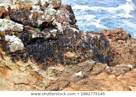 Stock foto: A Vessel Of Crude Oil Sinking Into The Sea