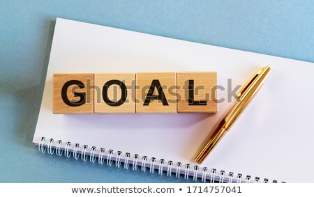 Stock photo: Start In Golden Cubes With Reflection