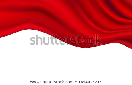 Stock photo: Dancing With Red Fabric