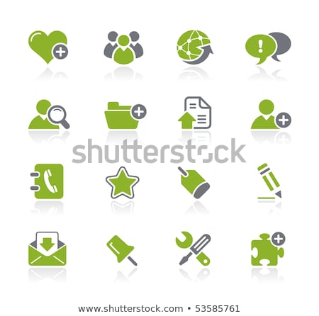 Search Green Vector Icon Button Foto d'archivio © Palsur