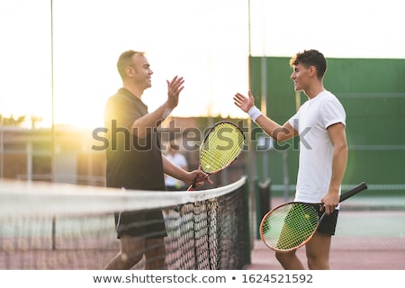 Foto stock: Play Tennis