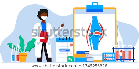 [[stock_photo]]: Normal Joint And Rheumatoid Arthritis