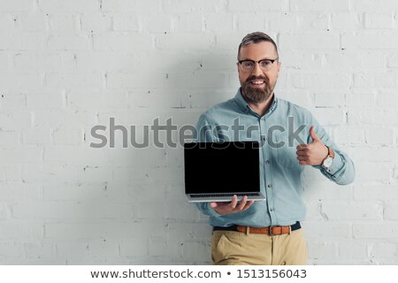Foto stock: European Businessman With Thumb Up