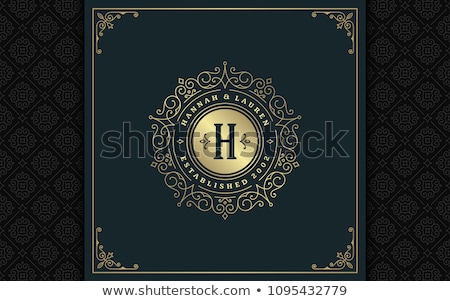 Stock fotó: Certificate Template In Golden Luxury Style