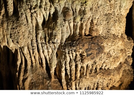 Foto stock: Uneven Patch Of Dripstone